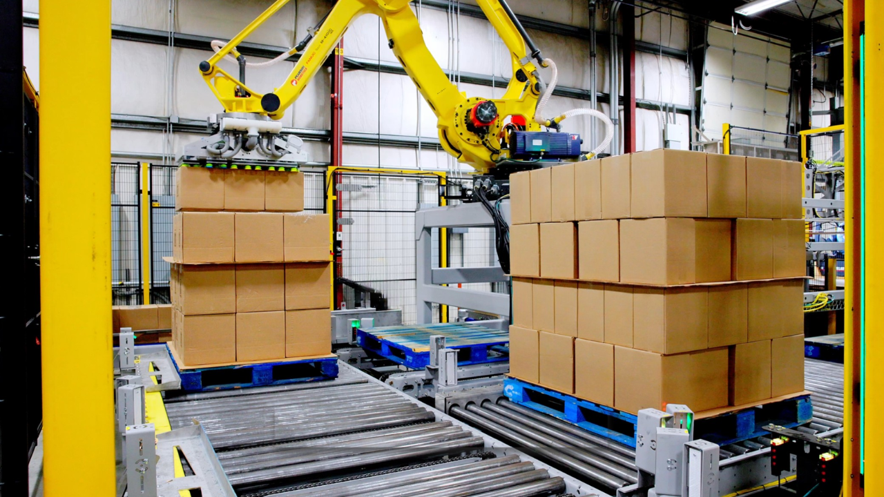 RPC MX Robotic Palletizer   Multiple Case Sizes One Flexible Cell 3